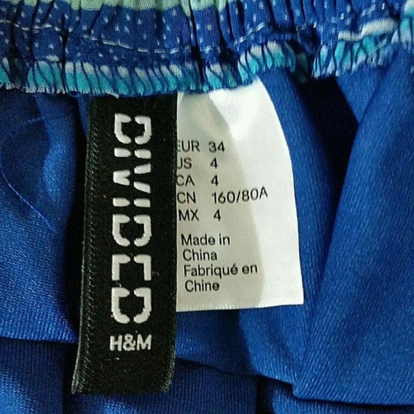 H&M Cutout Back Chiffon Sleeveless Blouson Dress - Picture 8 of 8